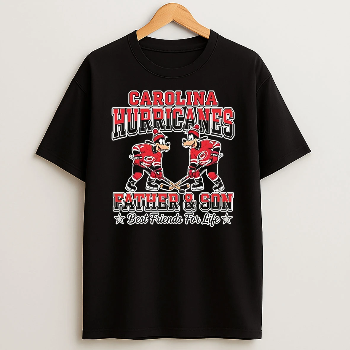 Disney Goofy Carolina Hurricanes Father And Son Best Friends For Life Shirts