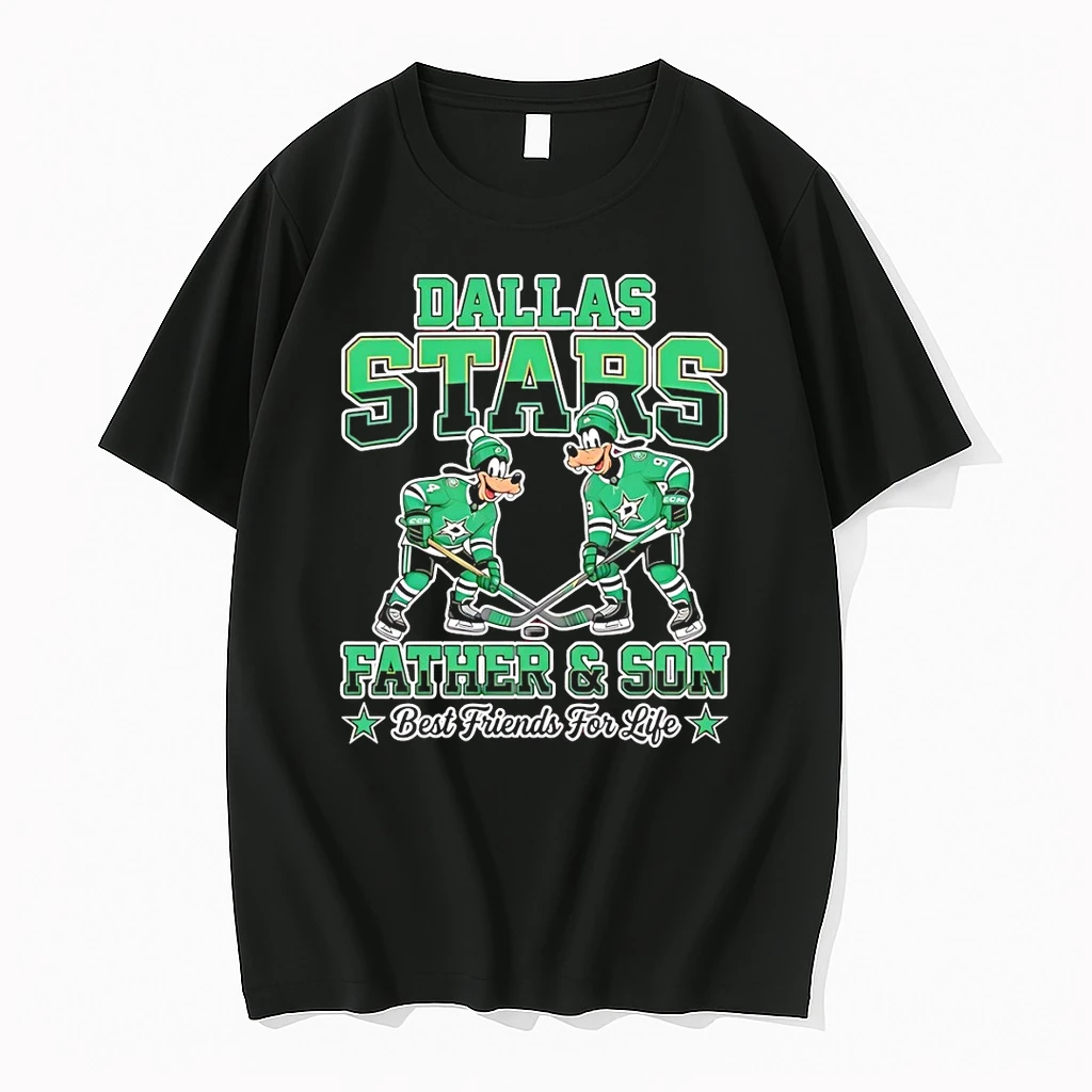 Disney Goofy Dallas Stars Father And Son Best Friends For Life Shirts