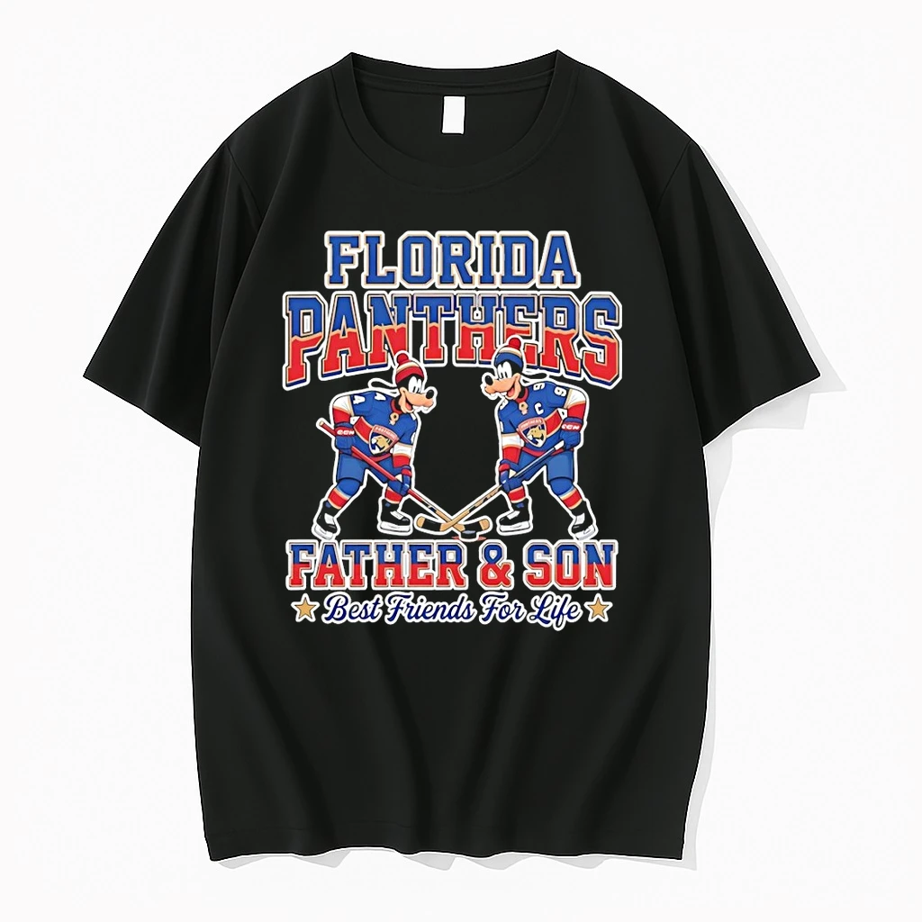 Disney Goofy Florida Panthers Father And Son Best Friends For Life Shirts