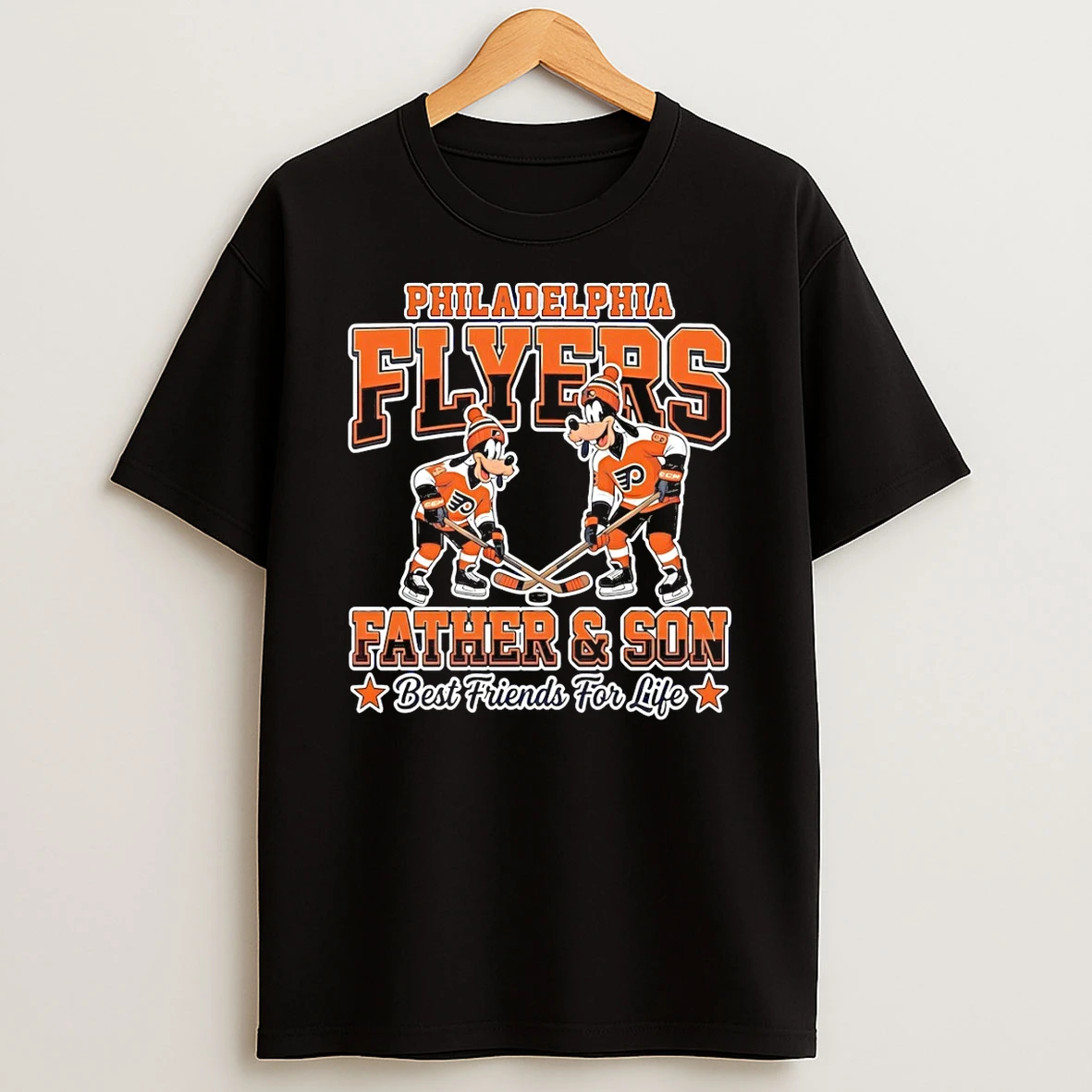Disney Goofy Philadelphia Flyers Father And Son Best Friends For Life Shirts