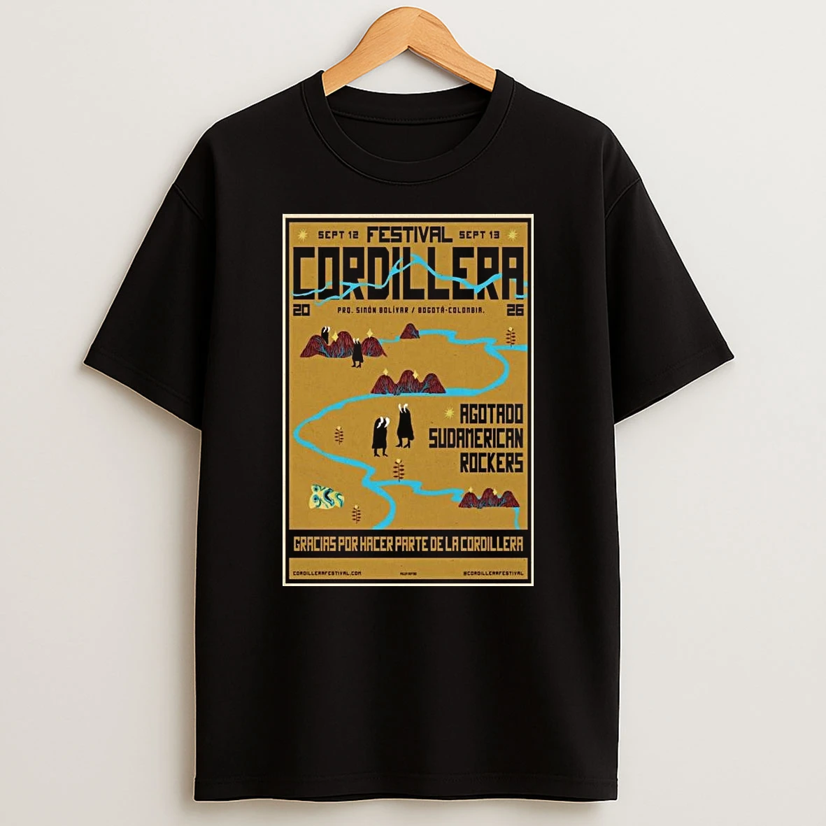 Festival Cordillera 2026 Bogota Colombia Sep 13 2026 1 Shirts