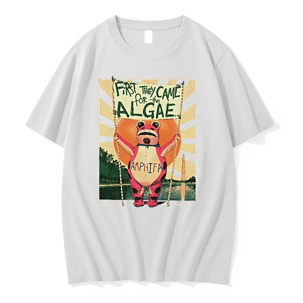 First They Came For The Algae Frog Amphifa Frog Mascot Shirts