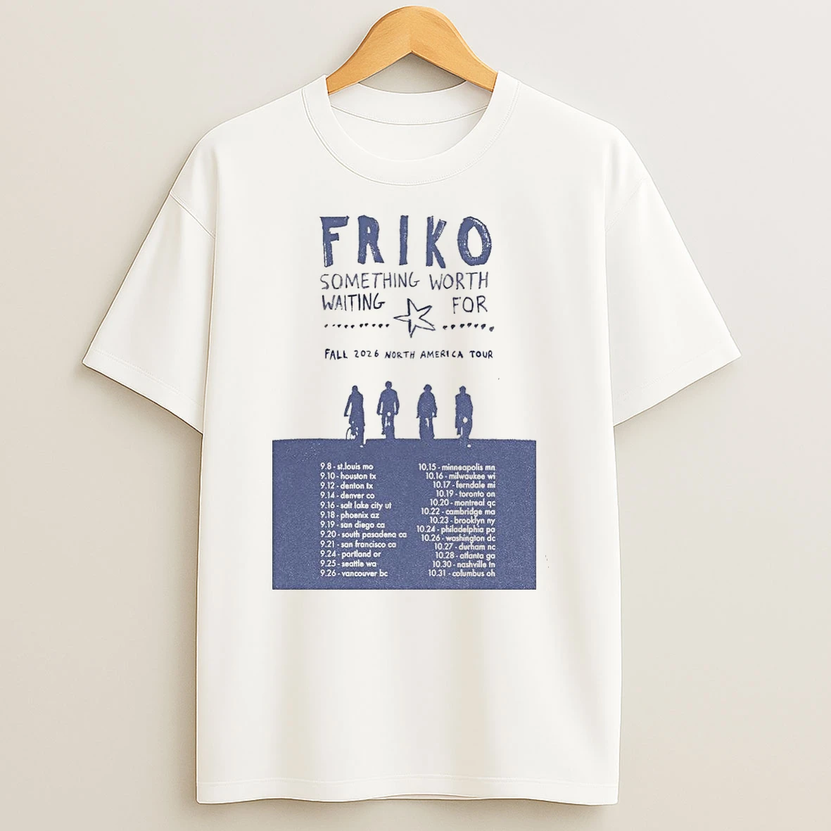 Foiko Something Worth Waiting For All 2026 North America Tour 1 Shirts
