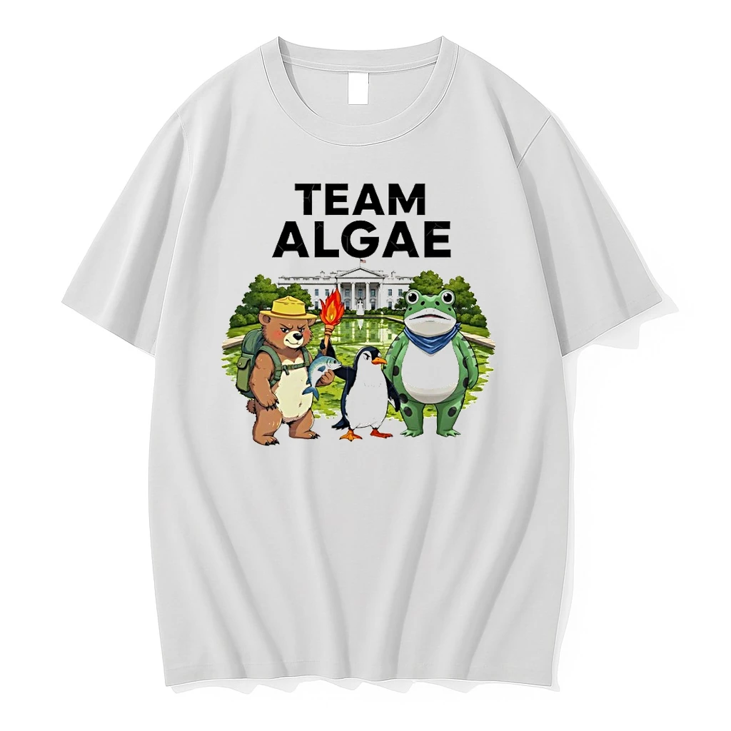 Frog Penguin Bear Team Algae Fdt Make Algae Great Again Patriotic White House 2026 Shirts