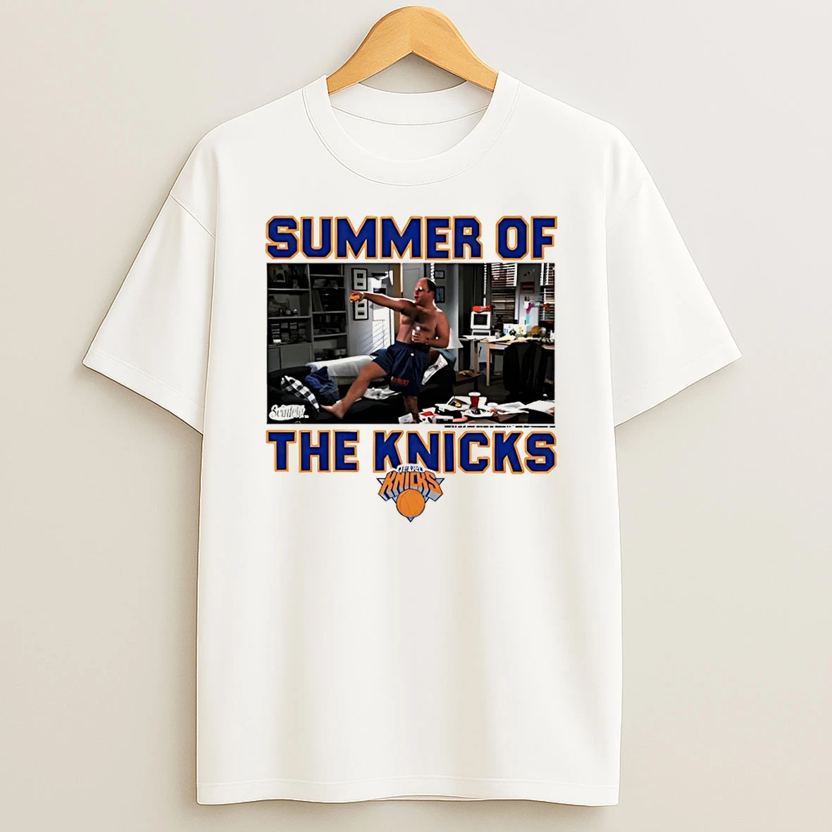 George Costanza New York Knicks Basketball Summer Of The Knicks Nba 2026 Shirts