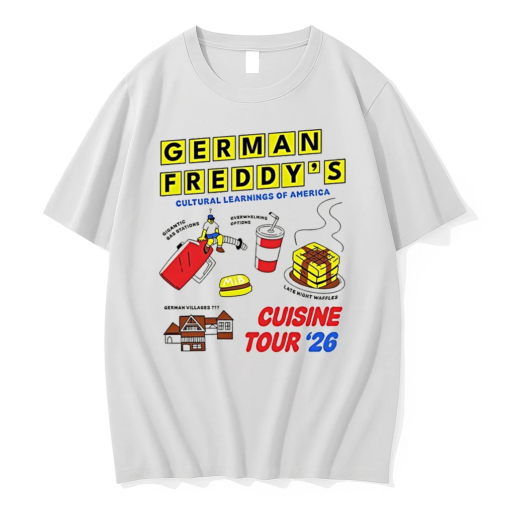 German Freddys Cultural Learnings Of America Cuisine Tour 26 Waffles Gas Shirts