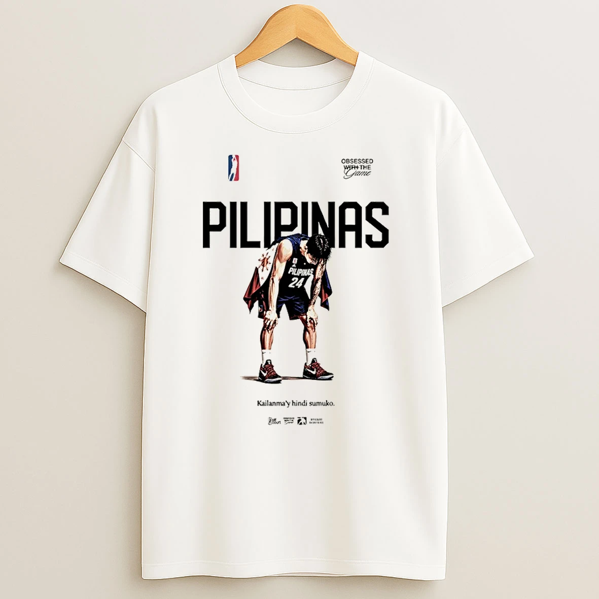 Gilas Pilipinas Basketball Pilipinas Nba Basketball Player Kailan May Hindi Susuko Shirts