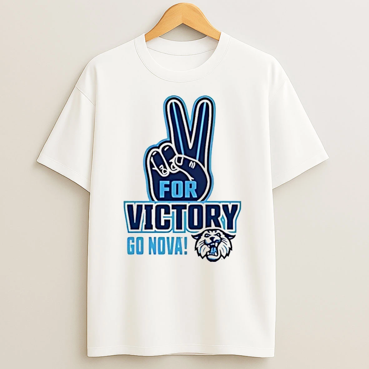 Hand For Victory Go Nova Wildcat White Shirts