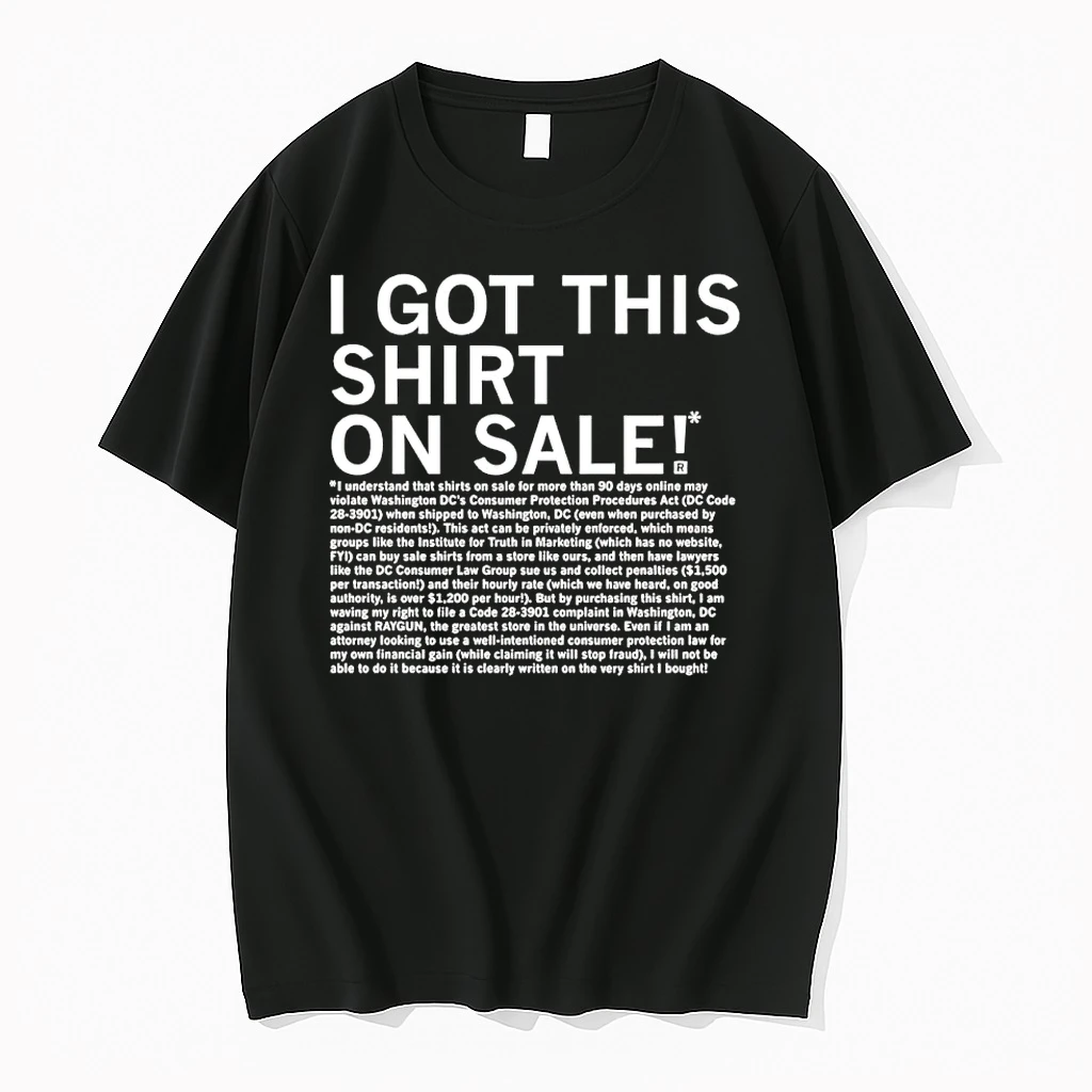 I Got This On Sale Legal Disclaimer Consumer Protection Law Shirts
