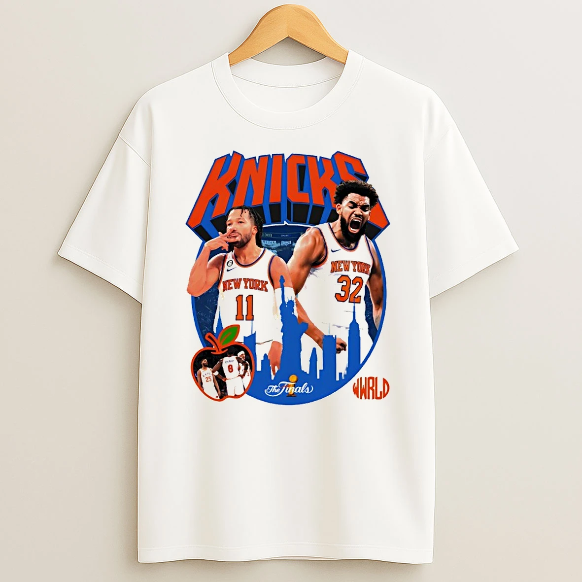 Jalen Brunson Karl Anthony Towns New York Knicks The Finals New York Forever 2026 Shirts