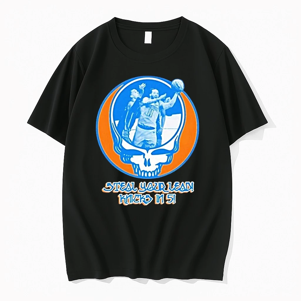 Jalen Brunson Knicks Grateful Dead Steal Your Kead Knicks In 5 Shirts Shirts