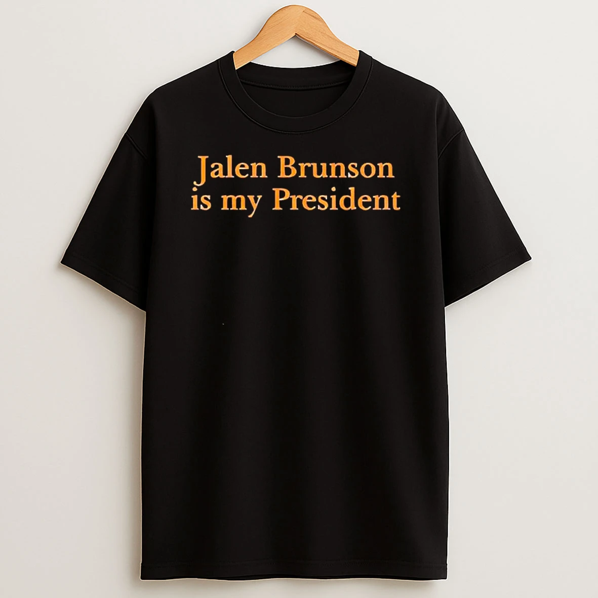 Jalen Brunson New York Knicks Jalen Brunson Is My President Nba Finals 2026 Shirts
