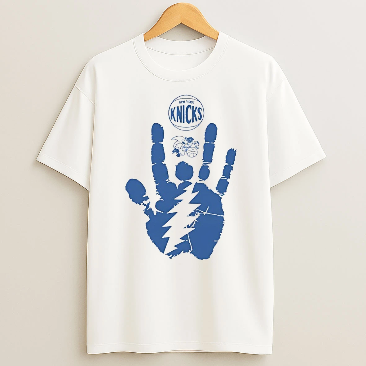Jerry Garcia Grateful Dead Hand New York Knicks Basketball Nba 2026 Shirts