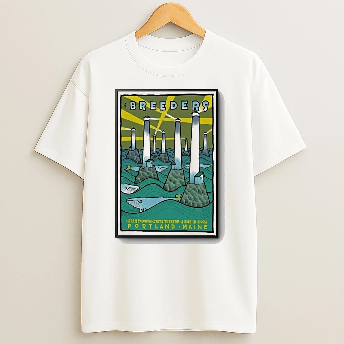 June 18 2026 The Breeders Portland Maine Limited Shirts