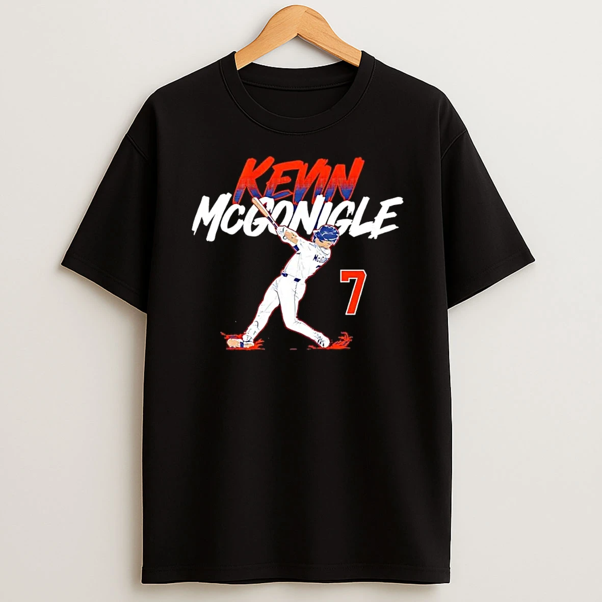 Kevin Mcgonigle Detroit Tigers Mlb Slugger Swing Number 7 Shirts
