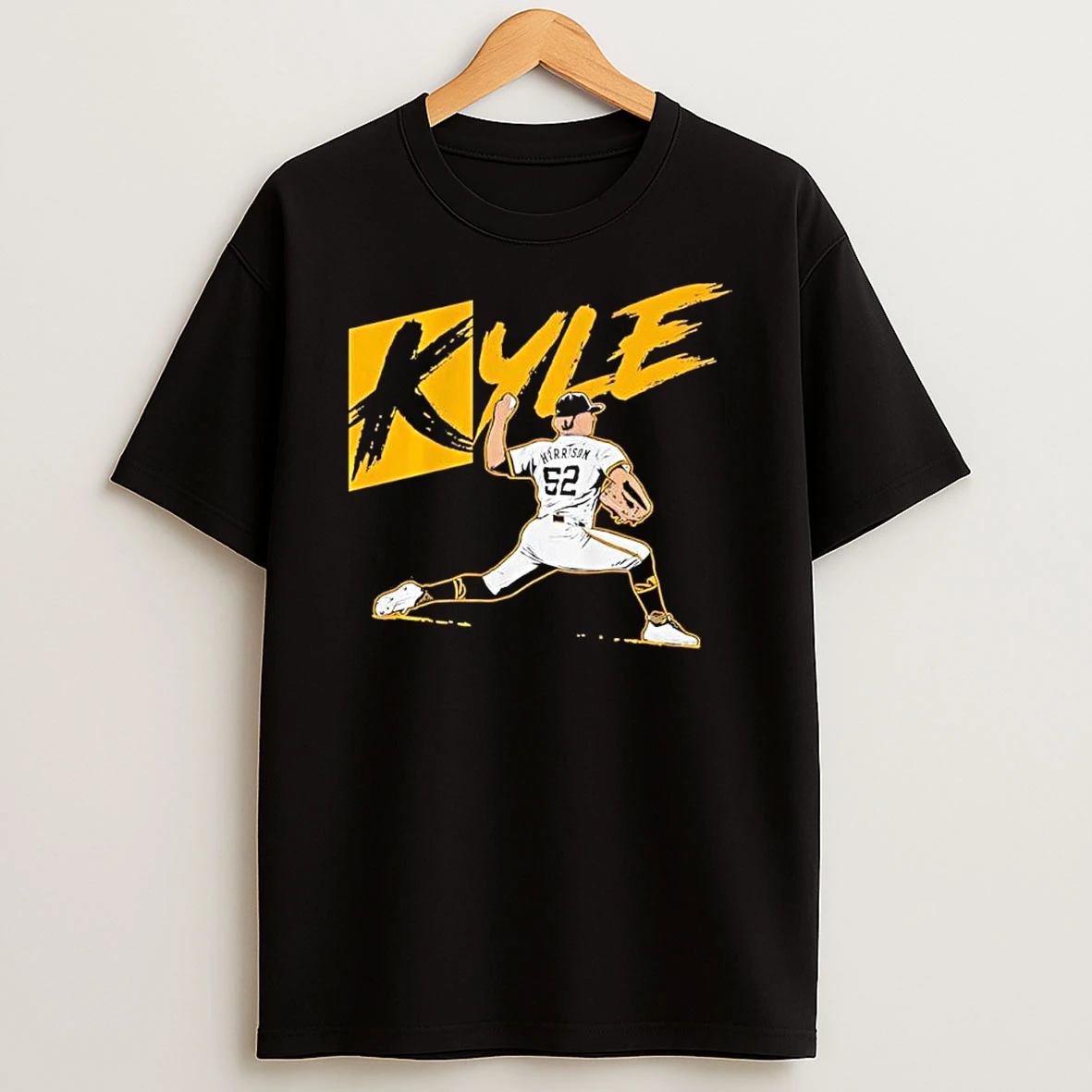 Kyle Harrison San Francisco Giants Mlb Player 52 Baseball Throwing Position Shirts