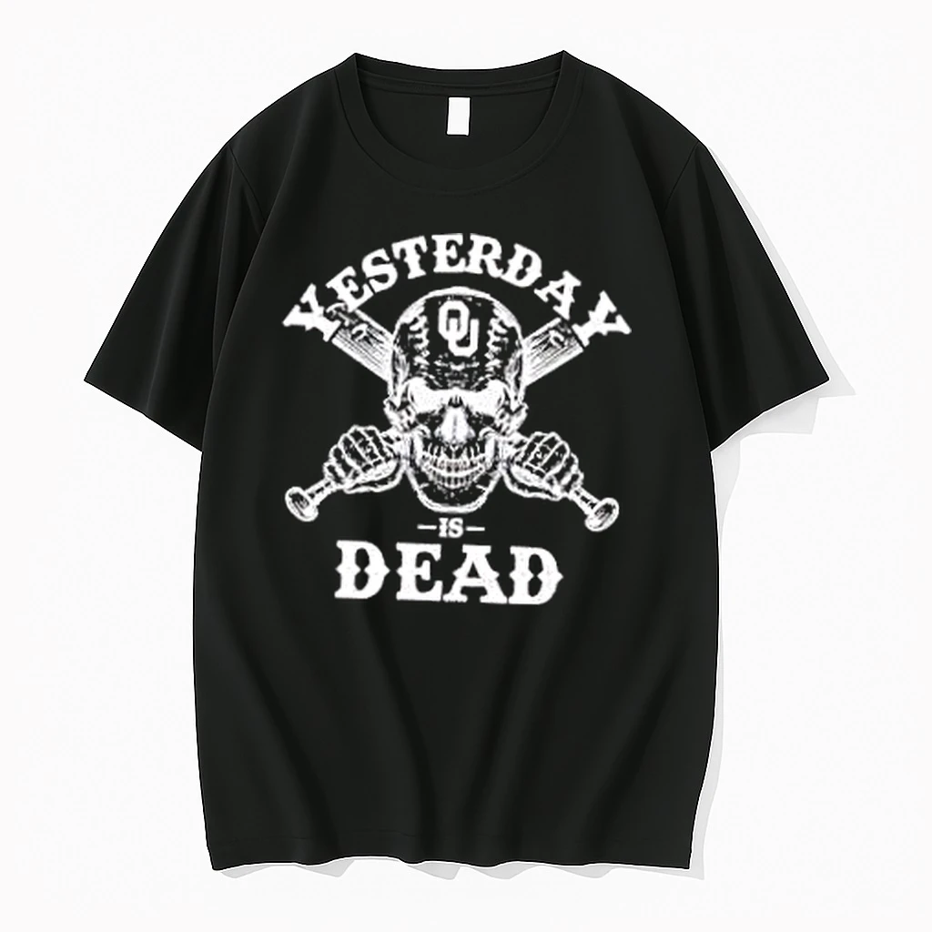 L604wrmt Yesterday Is Dead Oklahoma Sooners Shirts