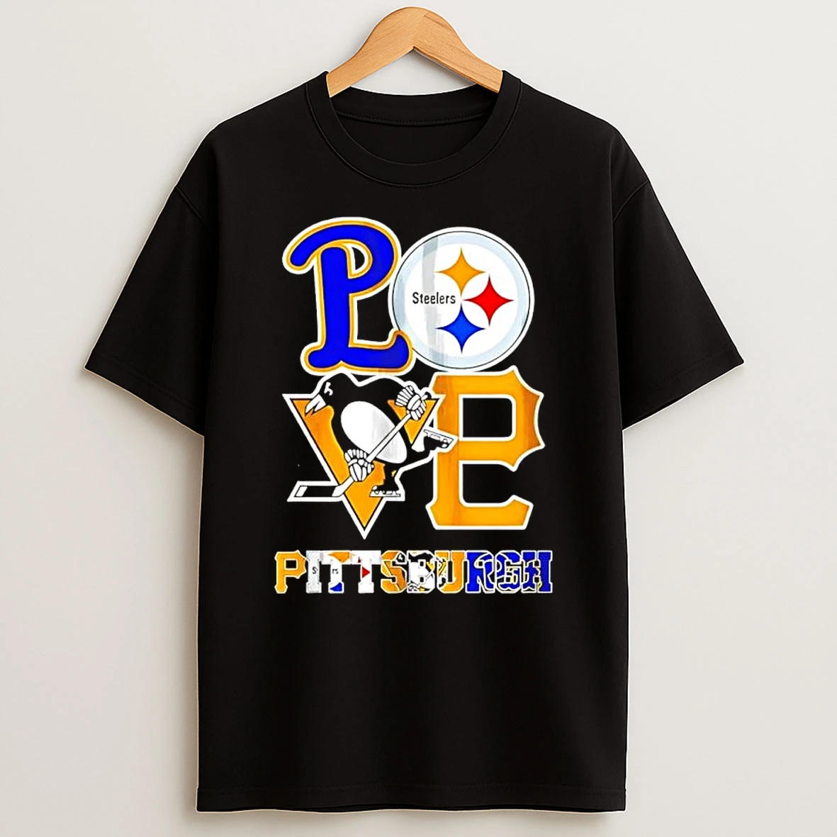 Love Pittsburgh Sport Team Pittsburgh Steelers Pittsburgh Penguins Pittsburgh Pirates Shirts
