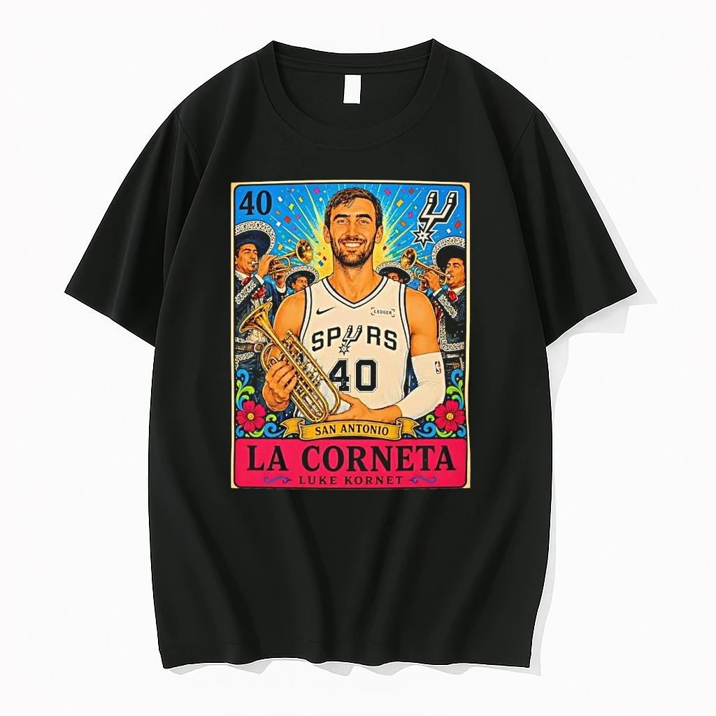 Luke Kornet San Antonio Spurs Nba 40 La Corneta Card Shirts