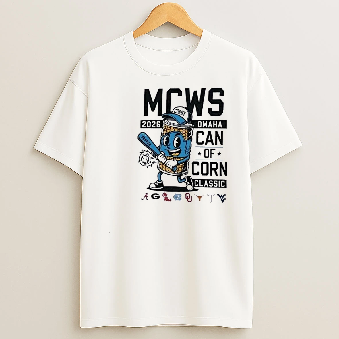 Mcws 2026 Omaha Can Of Corn Classic 8 Team Shirts