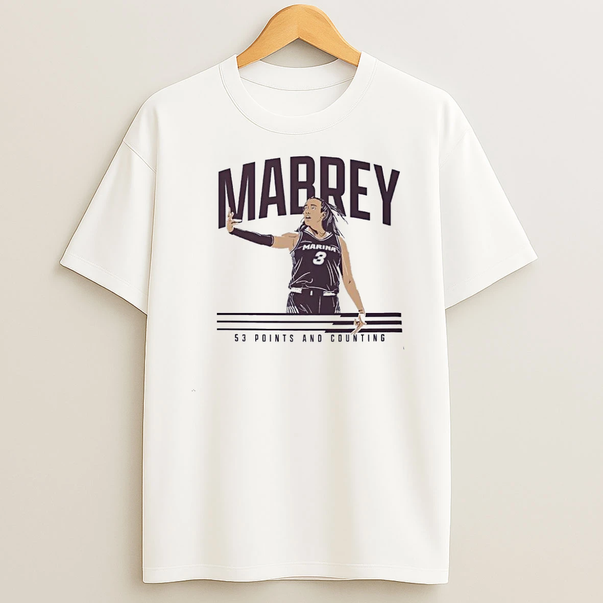 Marina Mabrey The 53 Point Game Shirts