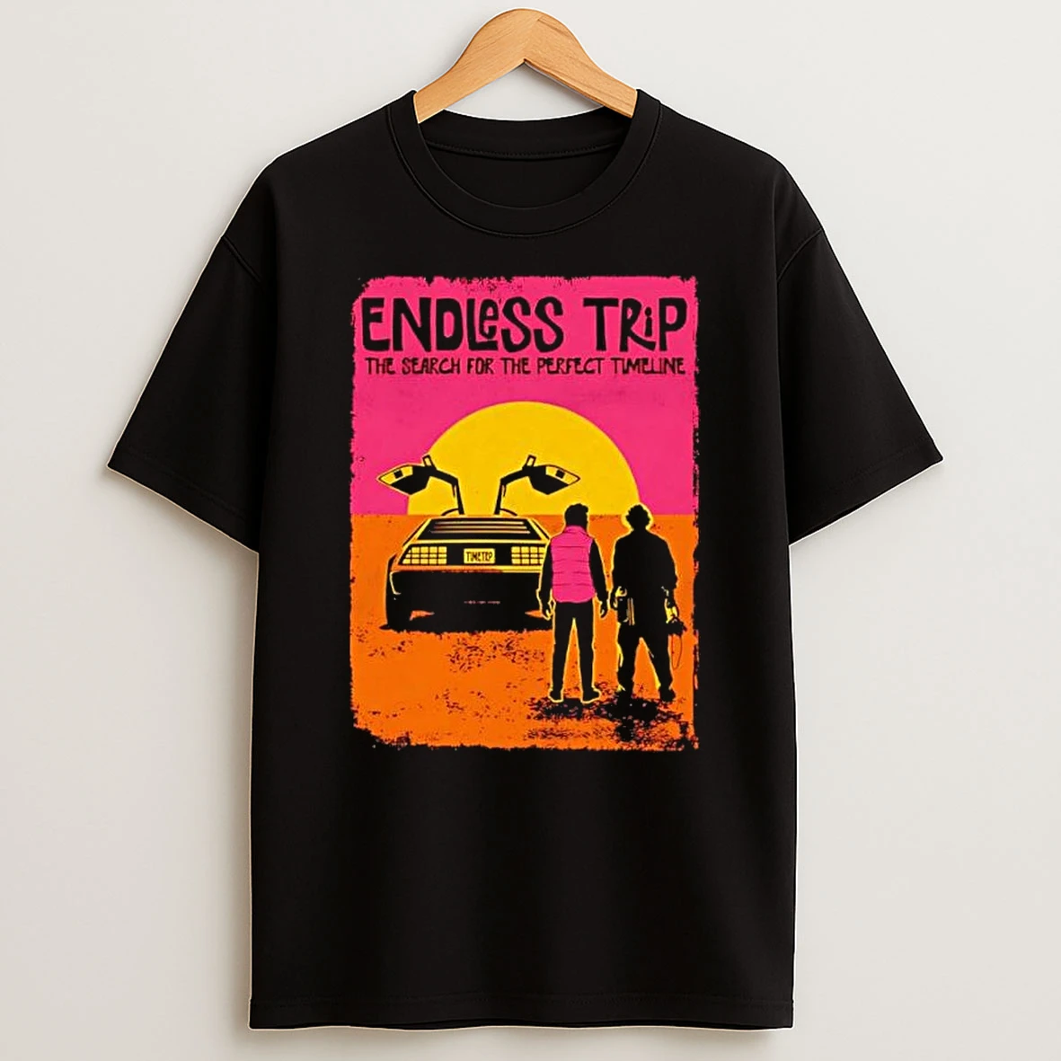 Marty Mcfly Doc Brown Back To The Future Endless Trip The Search For The Perfect Timeline Shirts