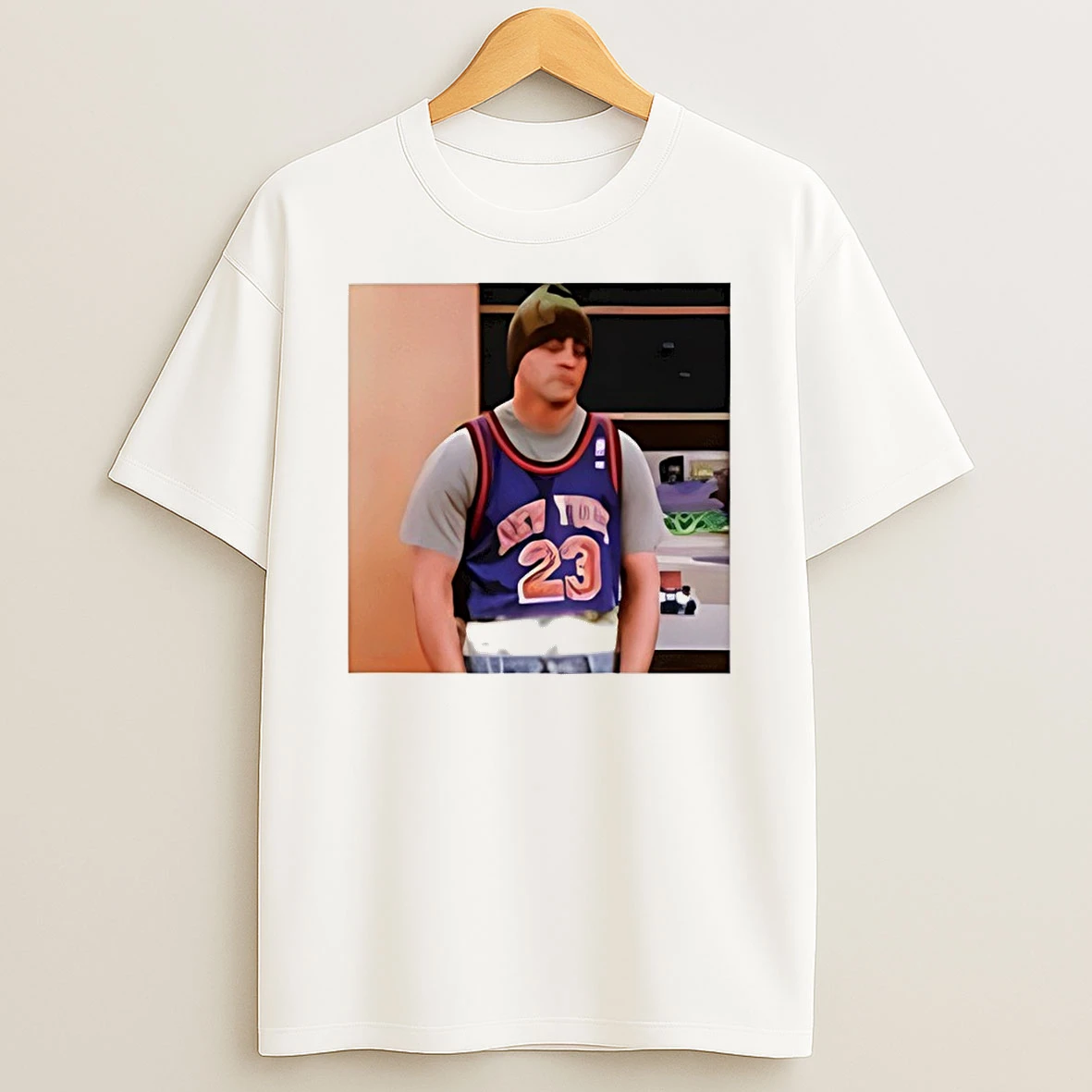 Matt Leblanc Joey Tribbiani New York Knicks Basketball The One With Monicas Thunder Shirts
