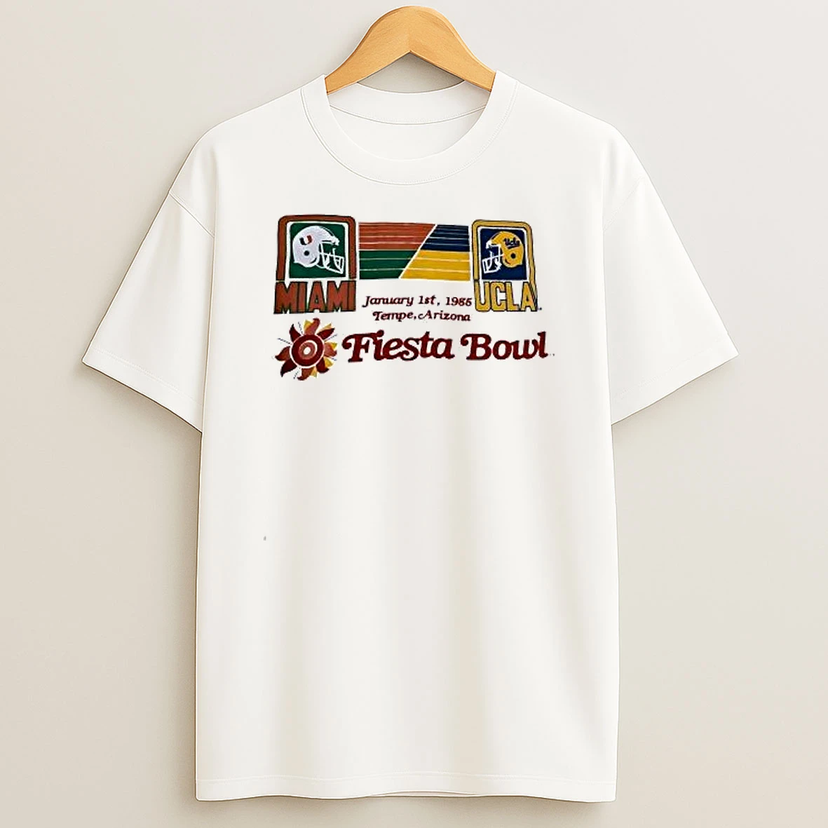 Miami Vs Ucla Fiesta Bowl 1989 Vintage Shirts