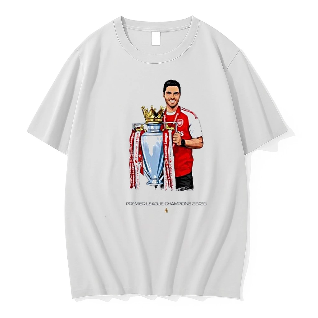 Mikel Arteta Arsenal Premier League Champions 25 26 Premier League Shirts