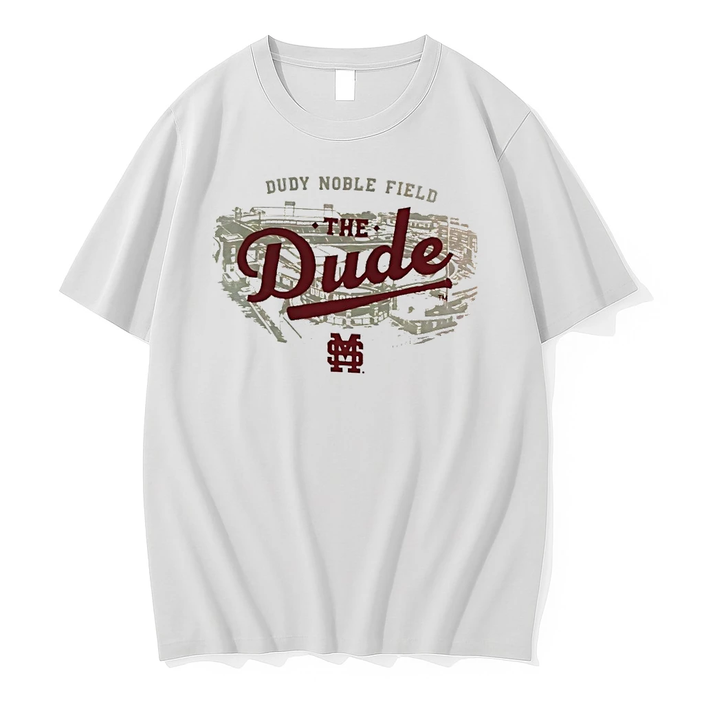 Mississippi State Bulldogs Dudy Noble Field The Dude Mascot Logo Shirts