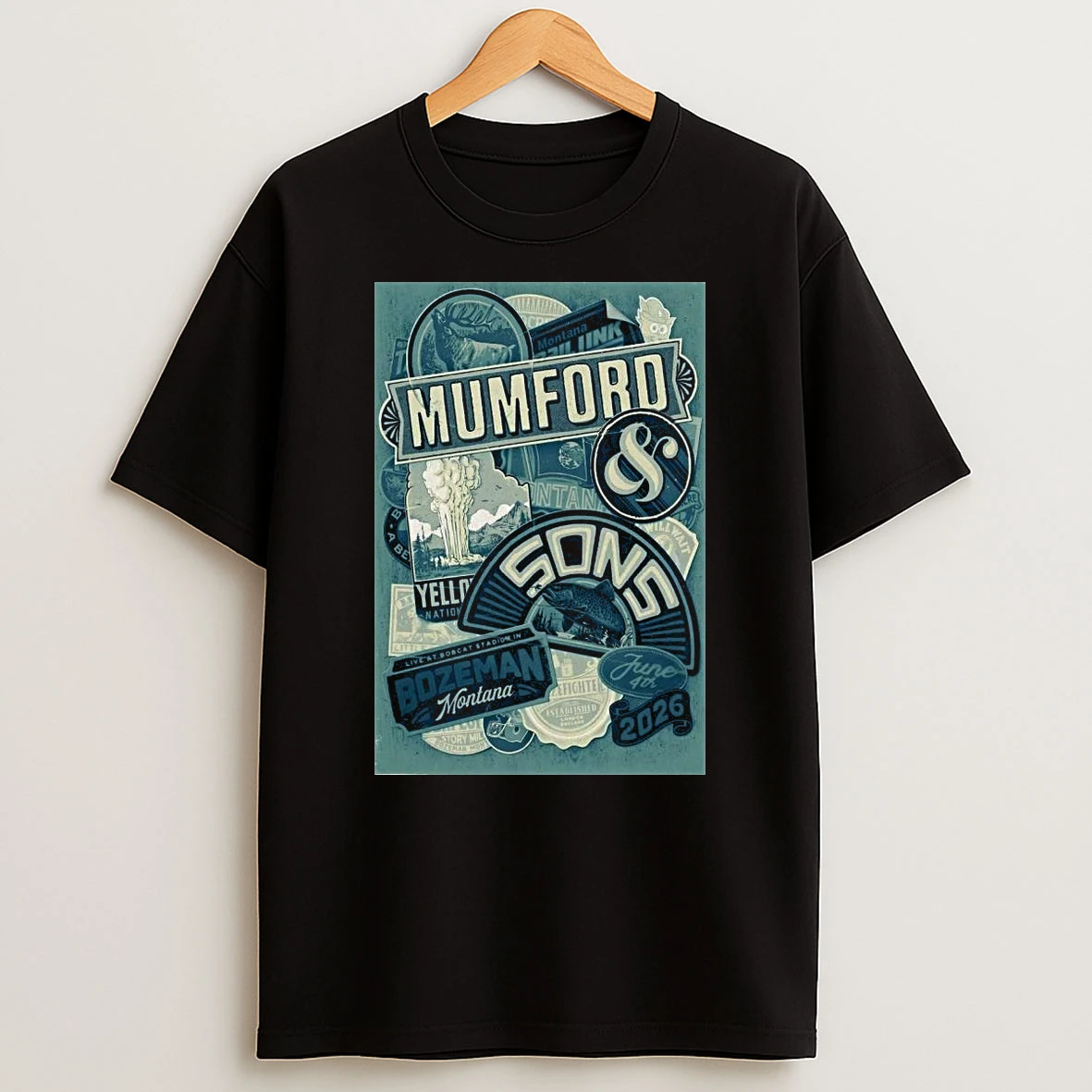 Mumford And Sons 6 4 2206 Bozeman Mt 1 Shirts