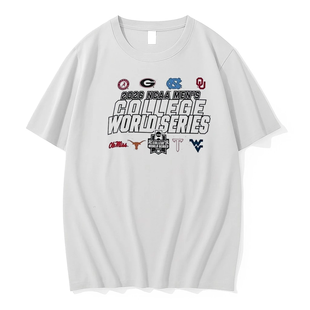 Ncaa Mens Cws 8 Team Omaha 2026 Bound Shirts