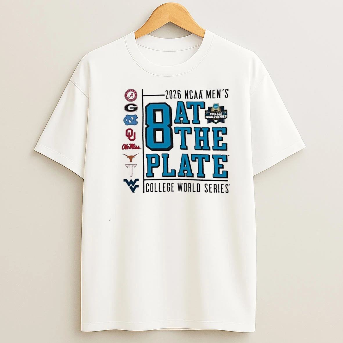 Ncaa Mens Cws Omaha Ne 8 At The Plate Shirts