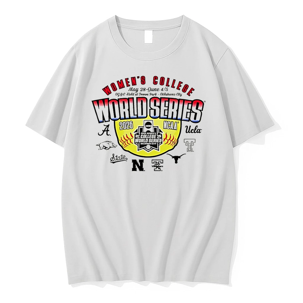 Ncaa Softball Womens College World Series 2026 Oklahoma City Team Logo Shirts