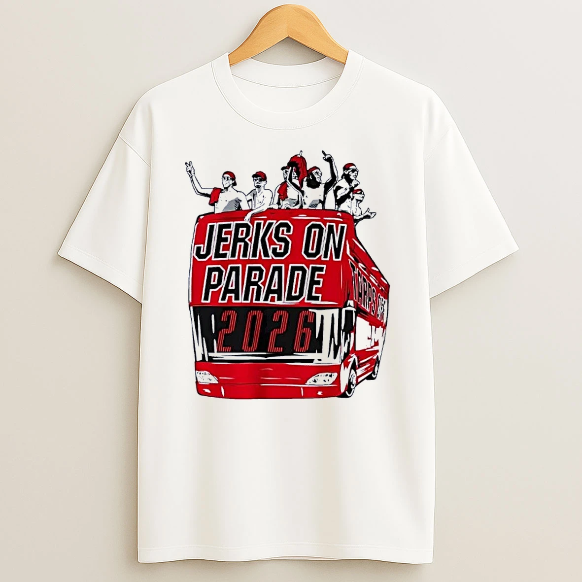 Nhlpa Jerks On Parade 2026 Tarps Off Carolina Hurricanes White Shirts