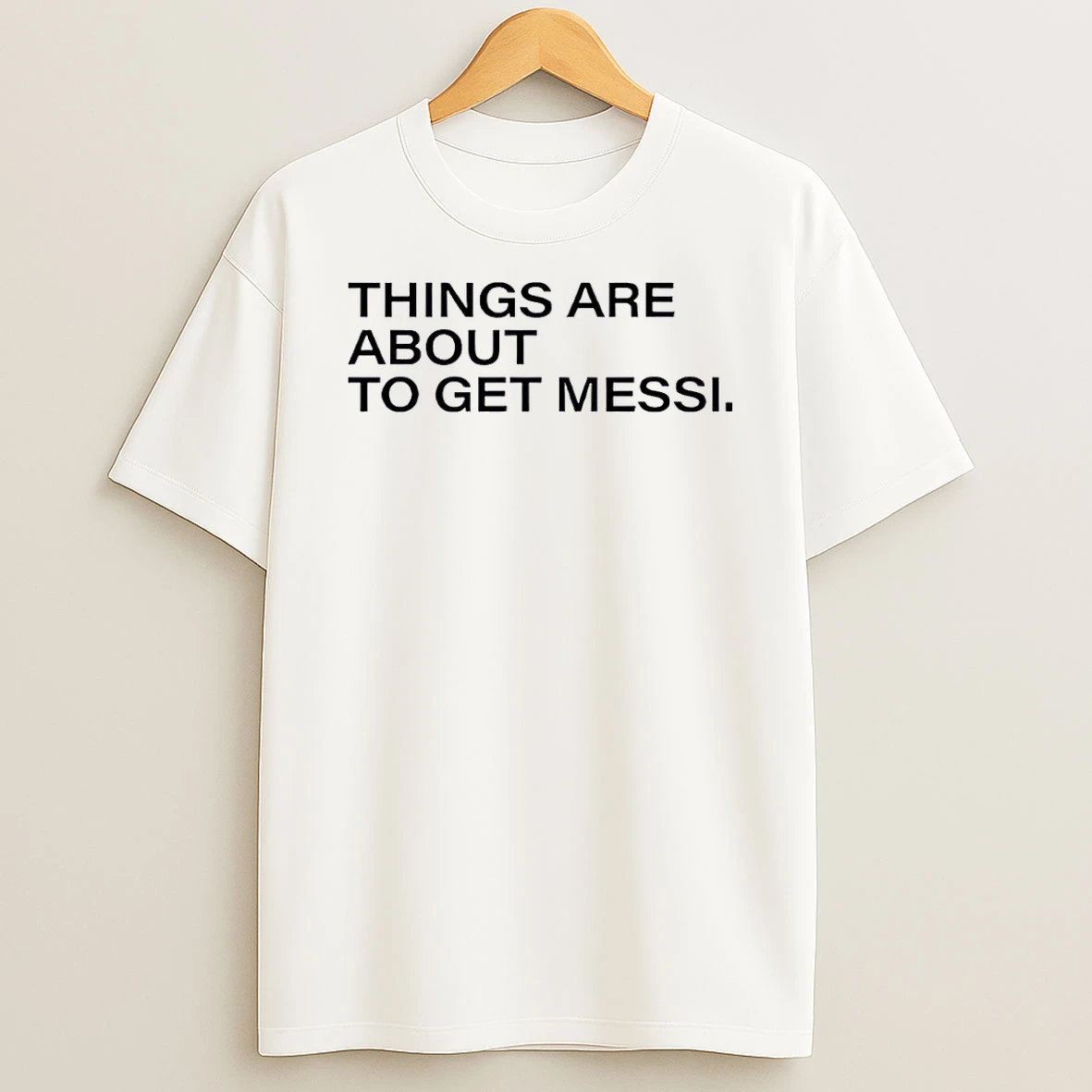 New Things Are About To Get Messi Soccer White Shirts