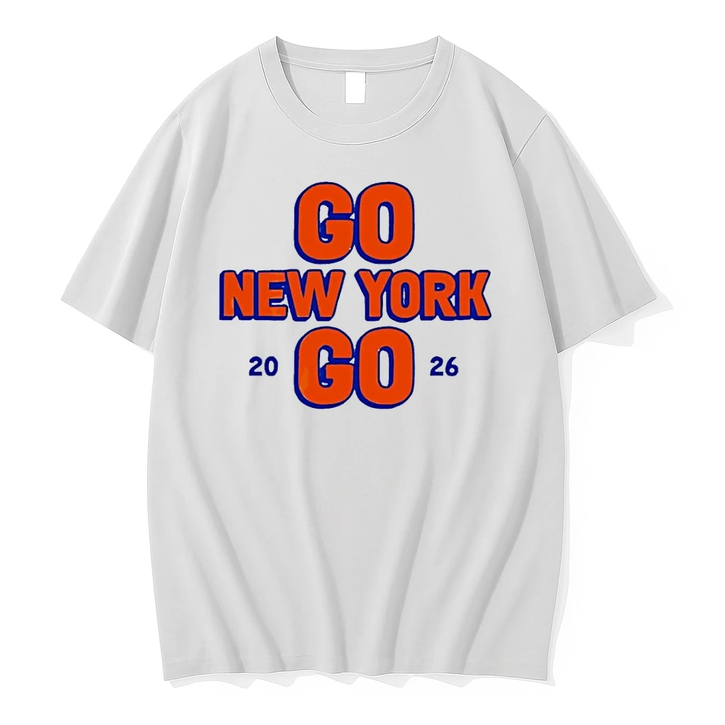 New York Fan Support Go 2026 White Shirts