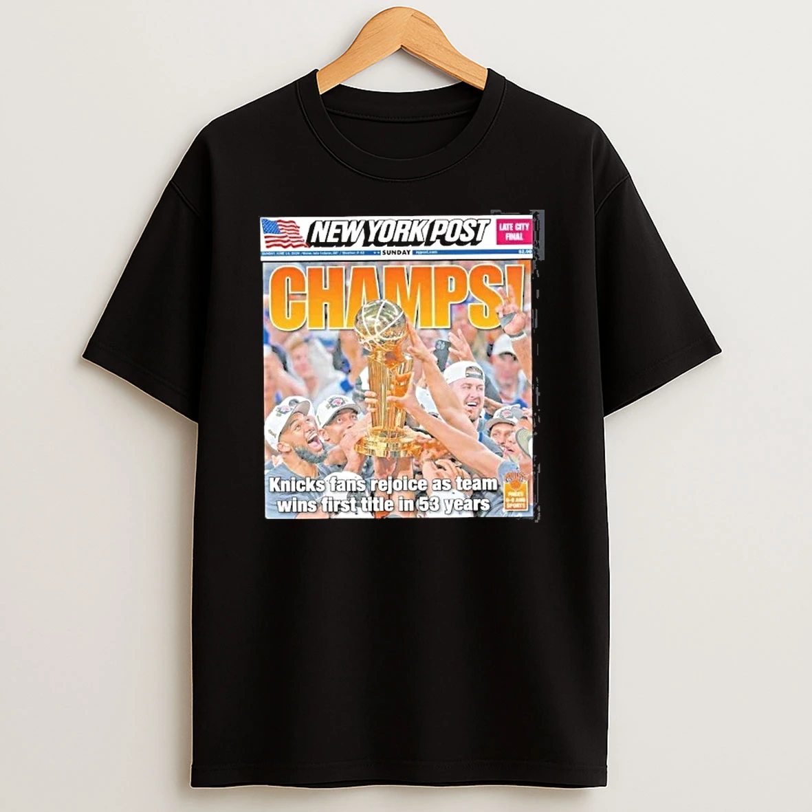 New York Knicks 2026 Nba Finals Champions First Title In 53 Years New York Post Magazine Cover Shirts
