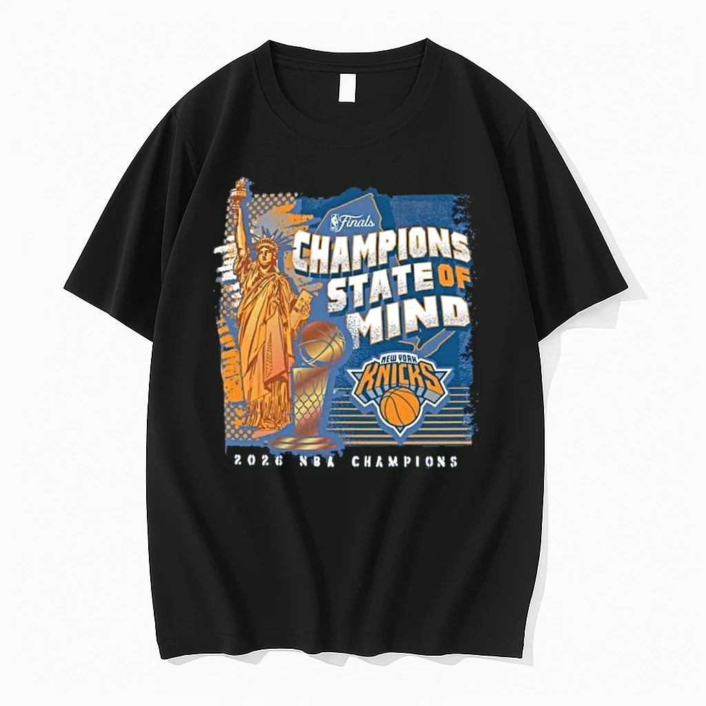 New York Knicks 2026 Nba Finals Champions Statue Of Liberty Shirts