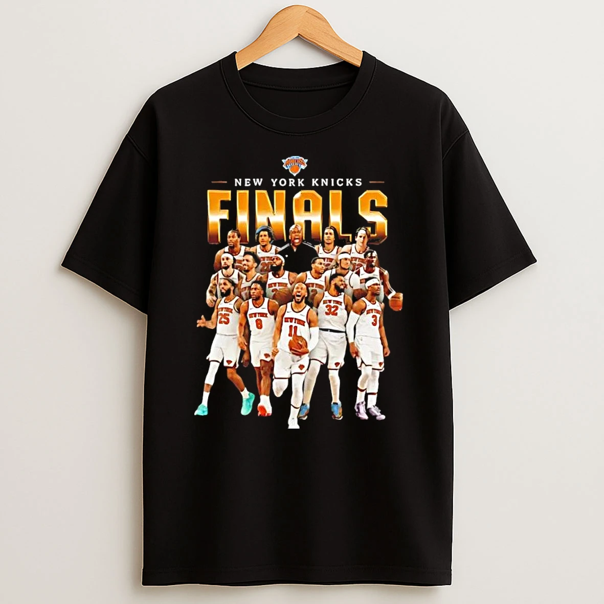 New York Knicks 2026 Nba Finals Roster Basketball Team Shirts