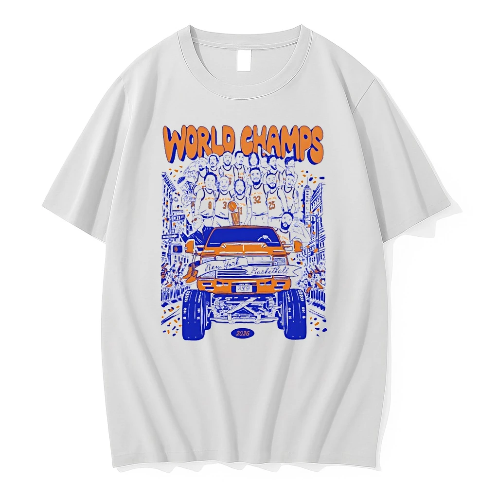 New York Knicks Basketball Championship Team 2026 World Finals Shirts