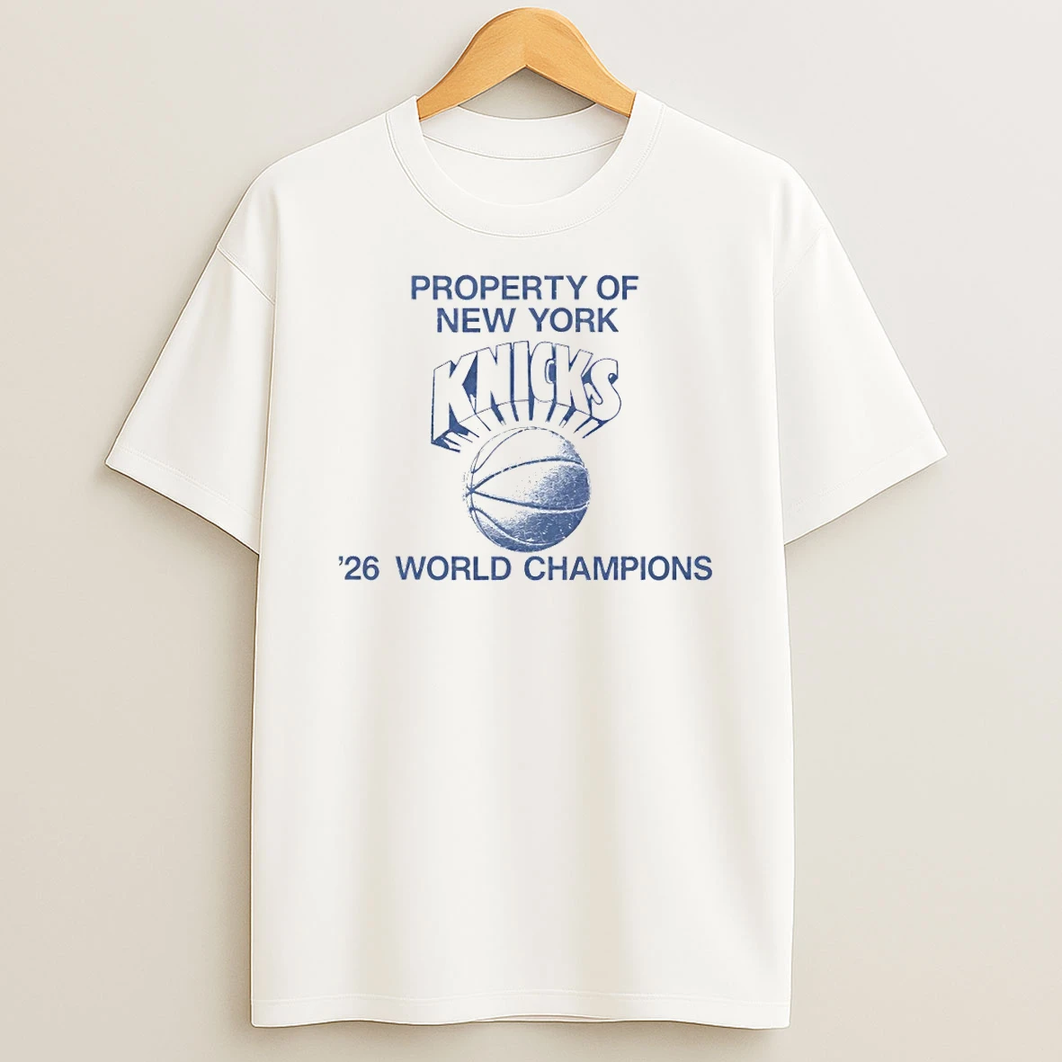 New York Knicks Basketball Property Of New York Knicks 26 World Champions Shirts