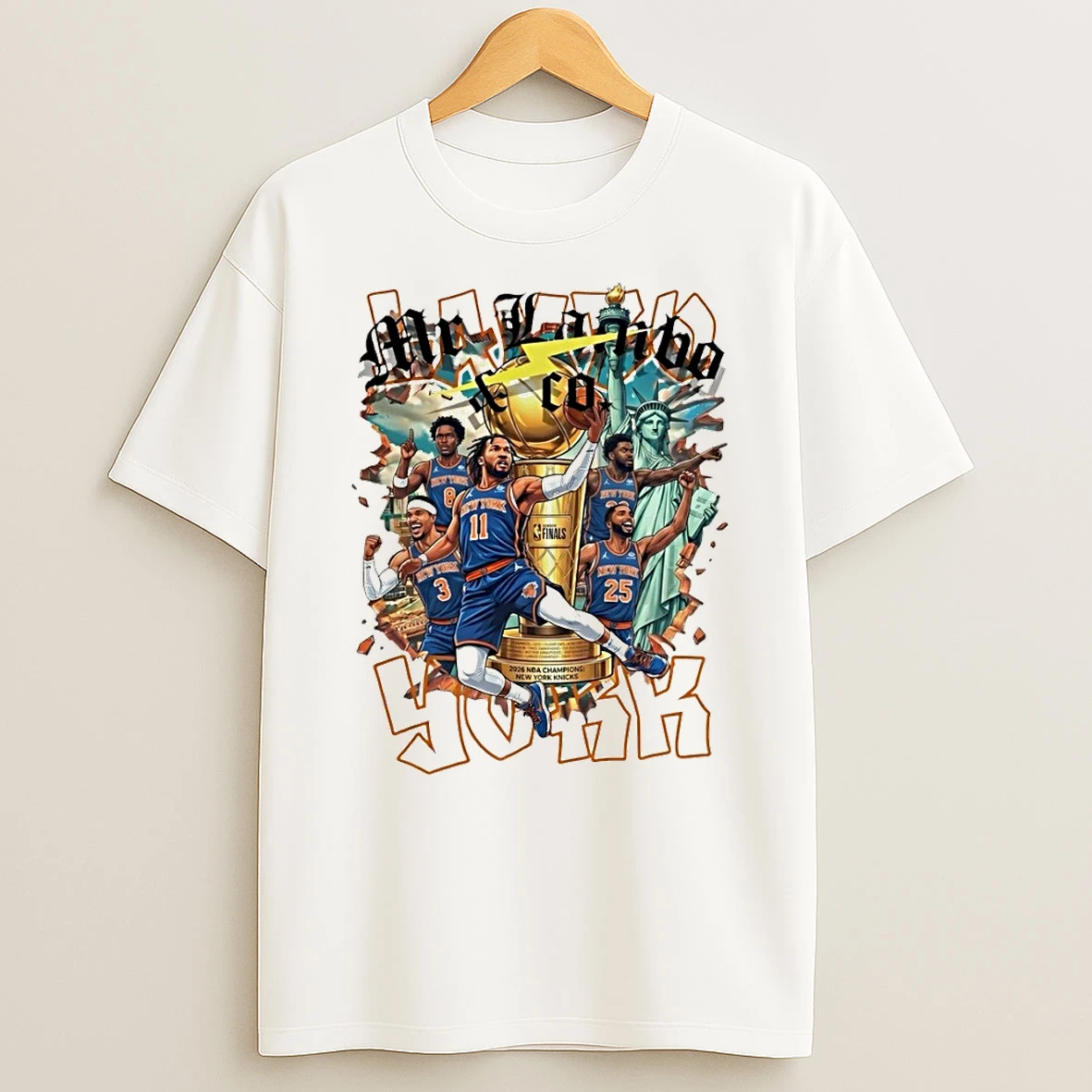 New York Knicks Big Team Basketball Players 2026 Champions Finals Playoffs Shirts