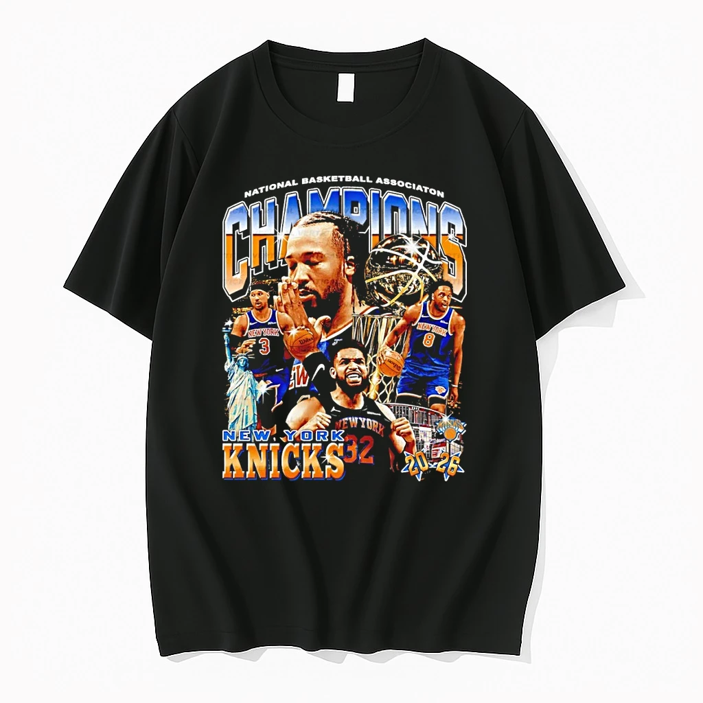 New York Knicks Jalen Brunson Karl Anthony Towns Champions 2026 Basketball Nba Shirts