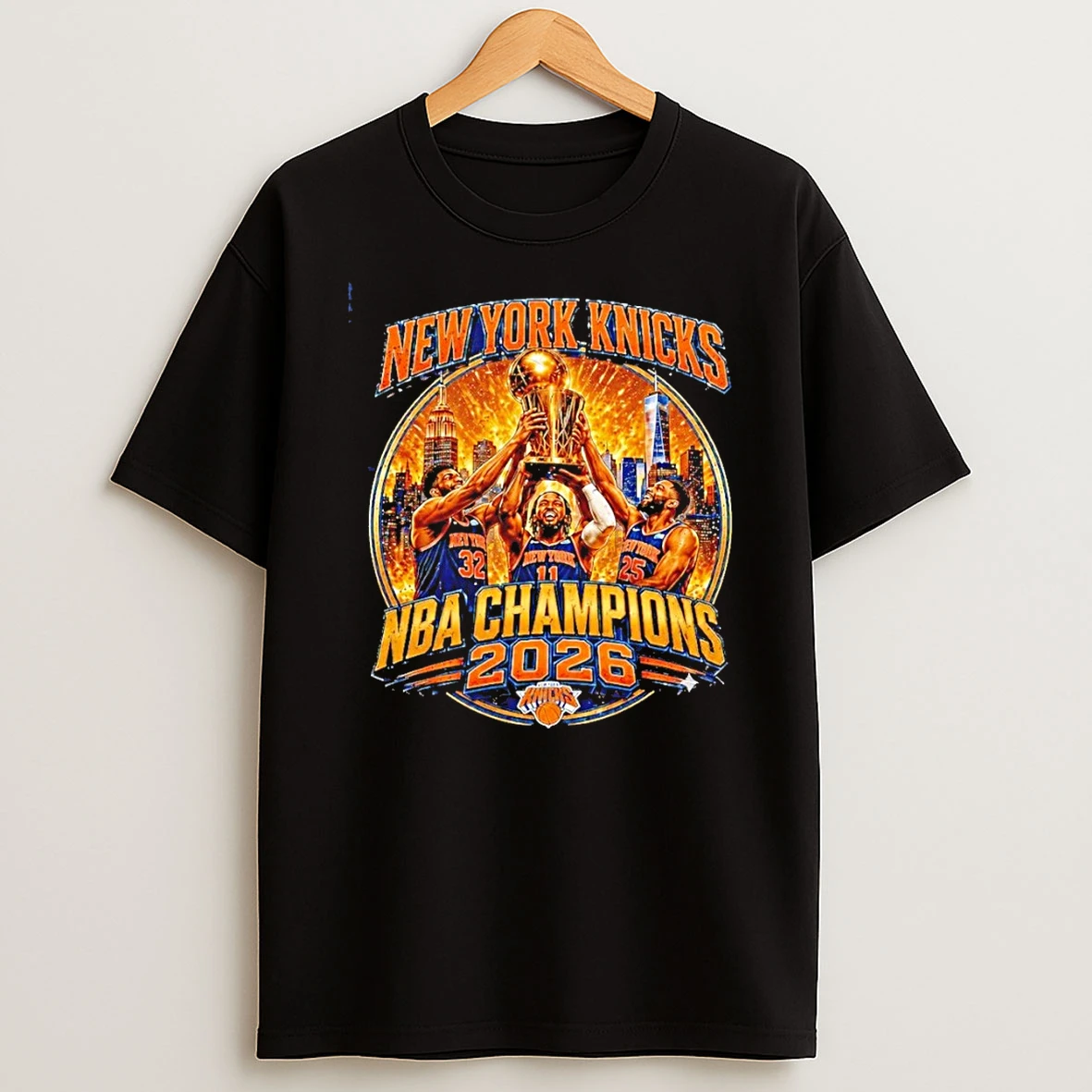 New York Knicks Nba Champions 2026 Graphic Shirts