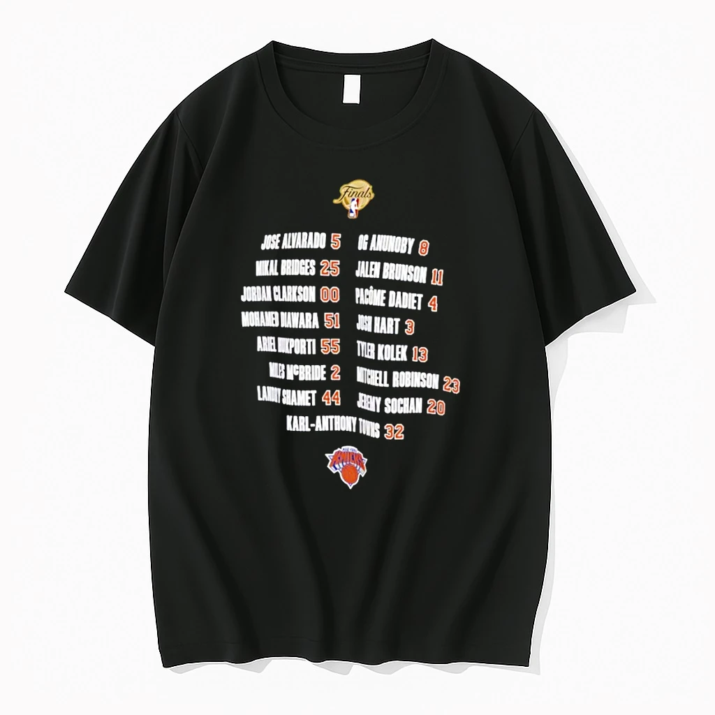 New York Knicks Nike 2026 Nba Finals Champions Roster Club Shirts