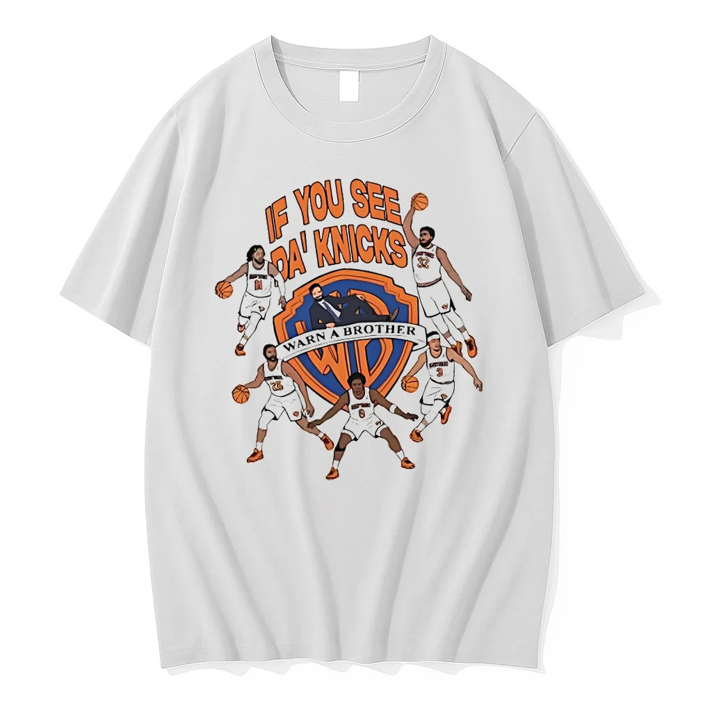 New York Knicks Basketball Players Warner Bros Logo If You See Da Knicks Shirts