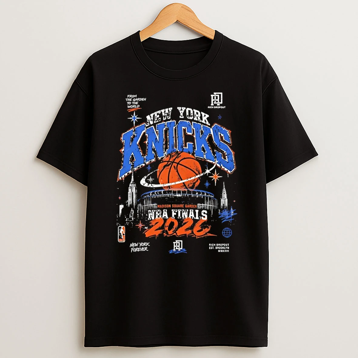 New York Knicks Basketball Team Madison Square Garden Nba Finals 2026 Shirts