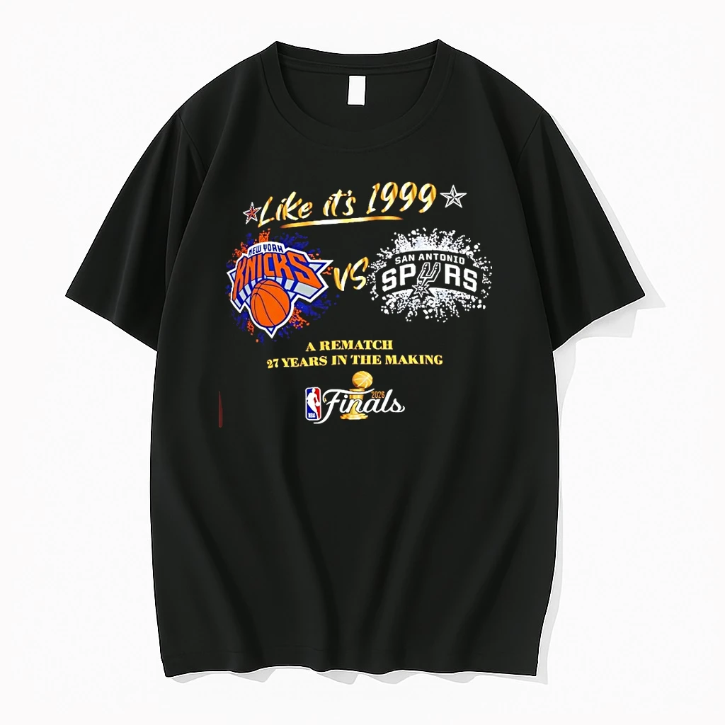 New York Knicks Vs San Antonio Spurs Basketball Starter Womens 2026 Nba Finals Matchup 1999 Shirts