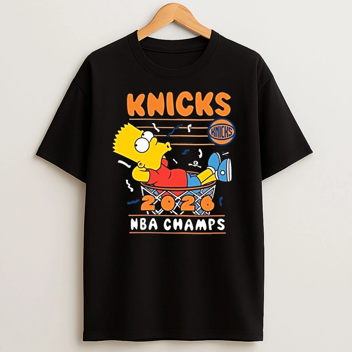 New York Knicks X The Simpsons 2026 Nba Finals Champions Shirts